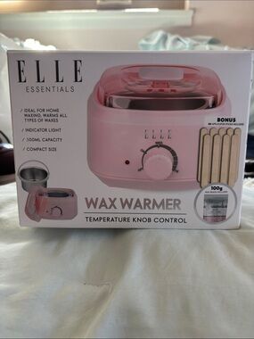 Essentials Pink Wax Warmer with Temperature Dial and Lid